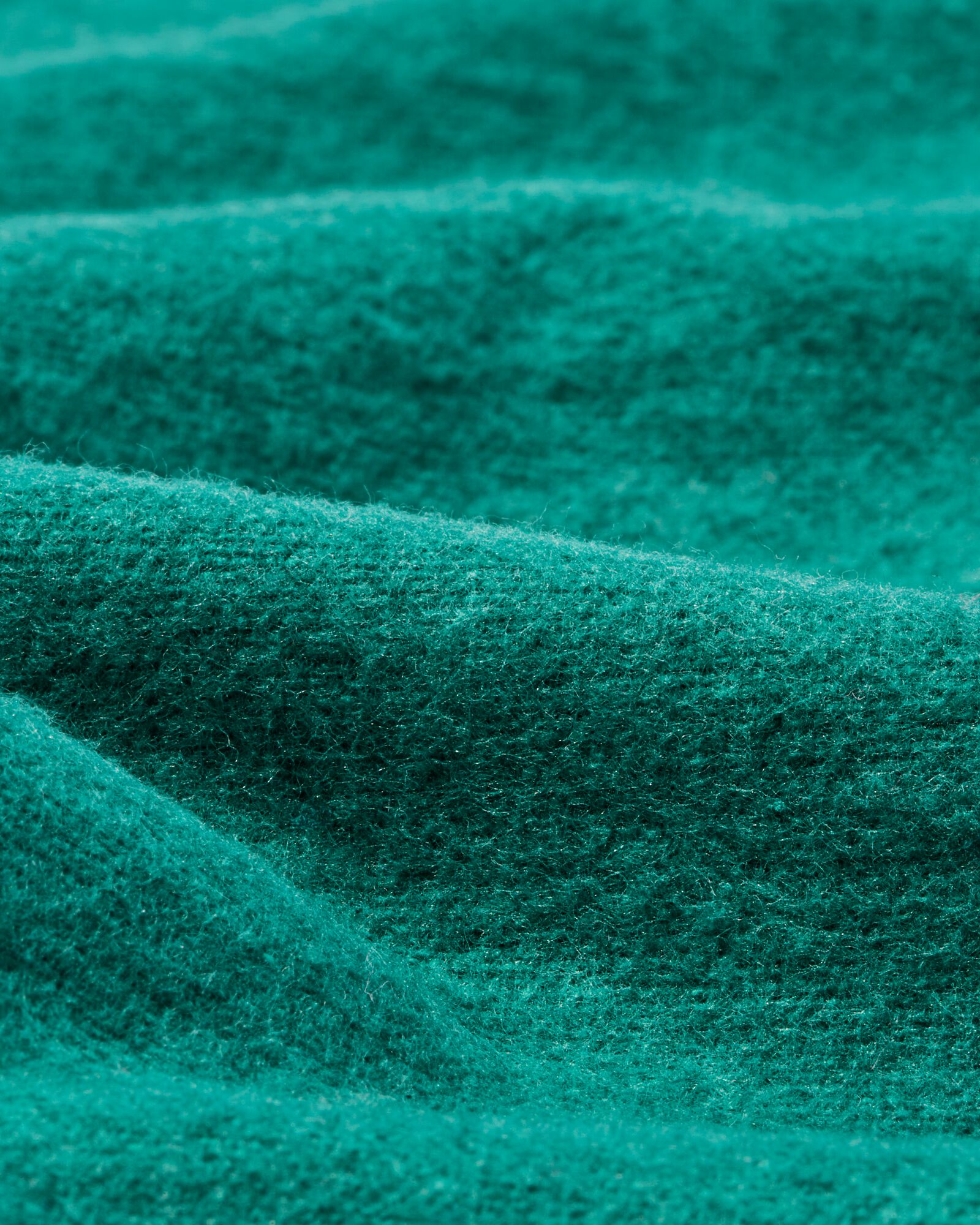 housse de couette flanelle 240 x 200/220 m&eacute;lange vert fonc&eacute; - 5770087 - HEMA