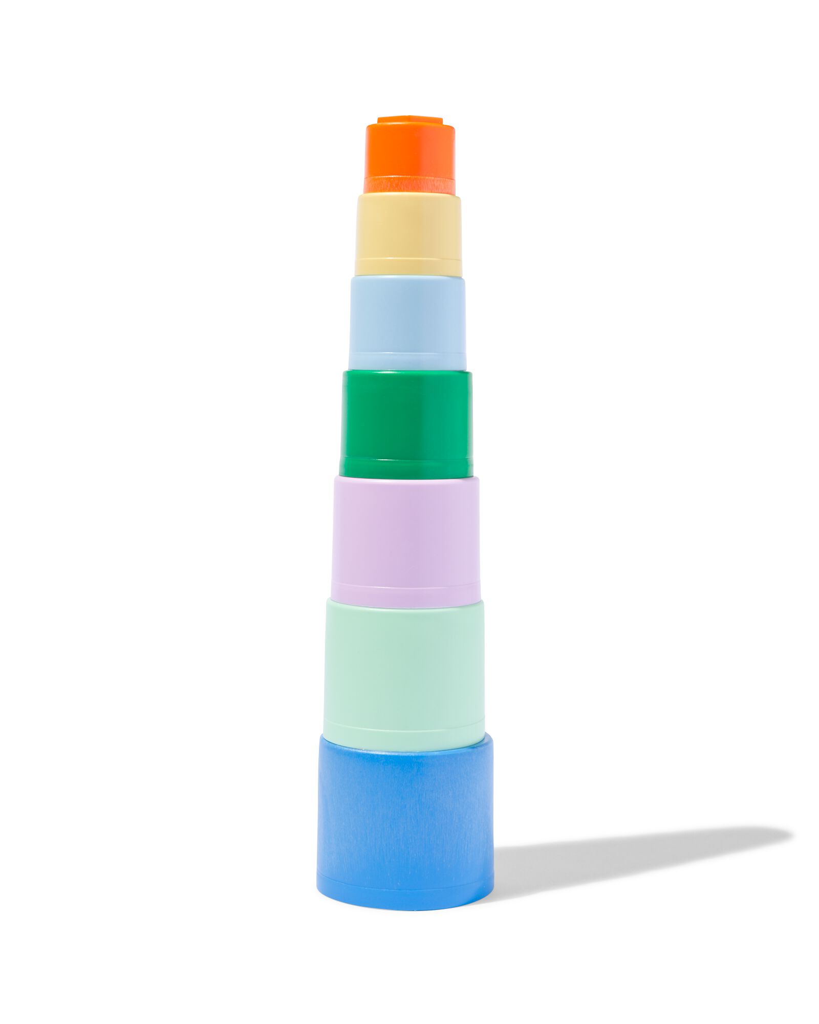 stapeltoren bioplastic 7-delig - 15100710 - HEMA