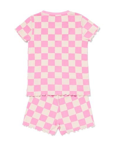 kindershortama rib ruiten roze - 23002960PINK - HEMA