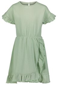 Kinder-Kleid, Rüschen hellgrün hellgrün - 1000027077 - HEMA
