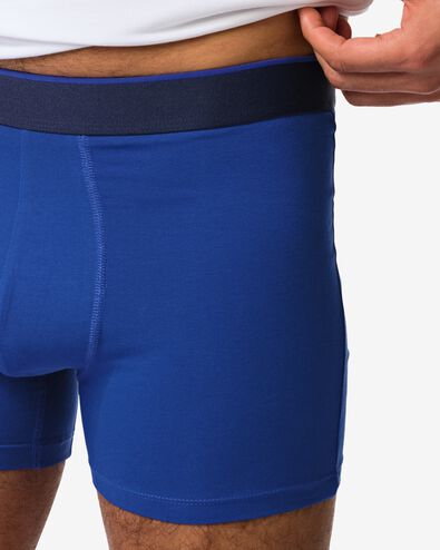 herenboxers - 3 stuks blauw blauw - 19168310BLUE - HEMA