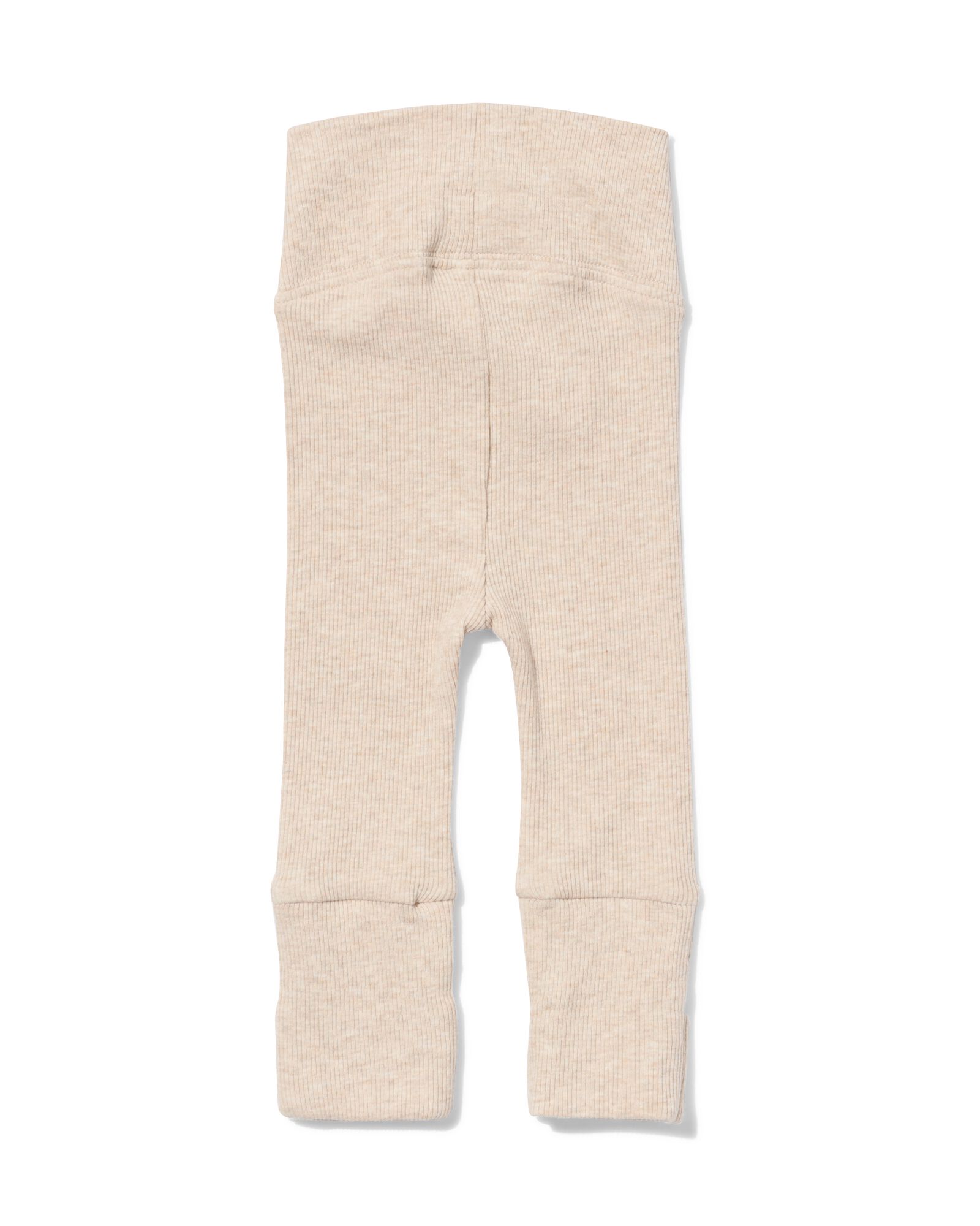 Newborn-Leggings zum Mitwachsen, LENZING&trade; ECOVERO&trade;, gerippt sandfarben sandfarben - 33431020SAND - HEMA