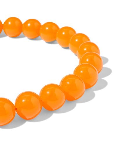 collier de perles orange - 60800296 - HEMA