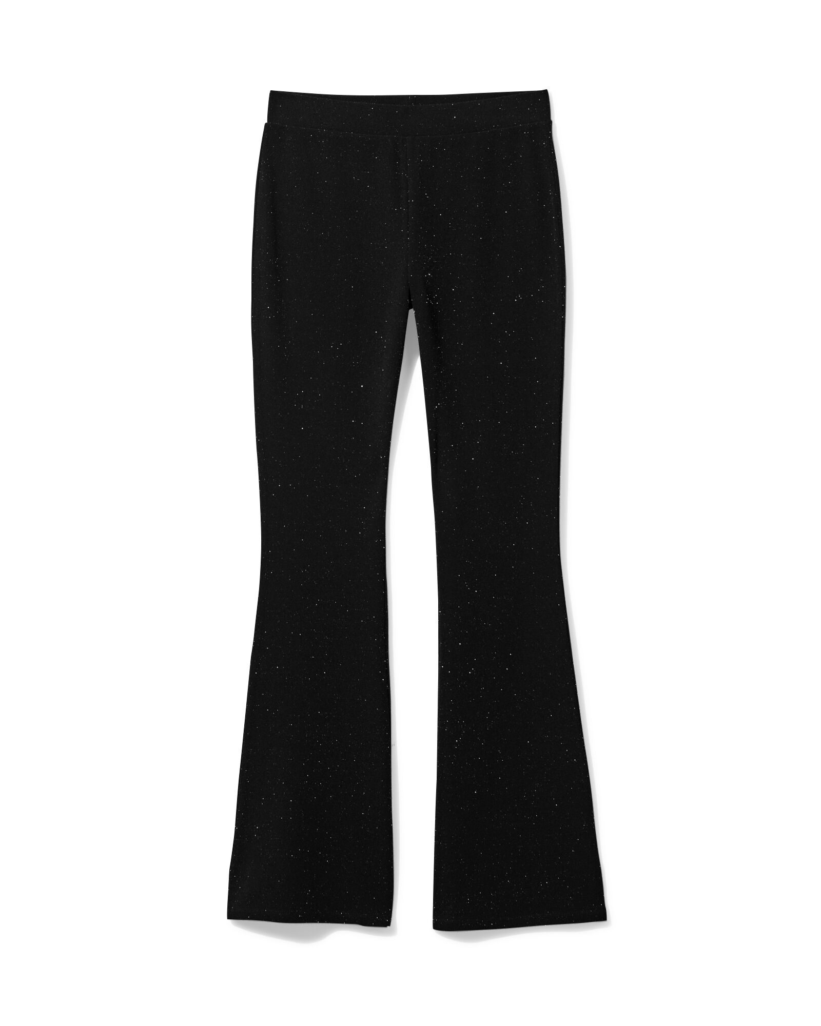 Damen-Schlaghose, Glitter schwarz schwarz - 1000021698 - HEMA
