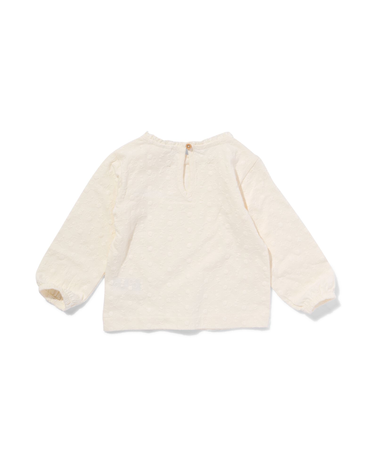 t-shirt b&eacute;b&eacute; broderie blanc cass&eacute; blanc cass&eacute; - 33084660OFFWHITE - HEMA