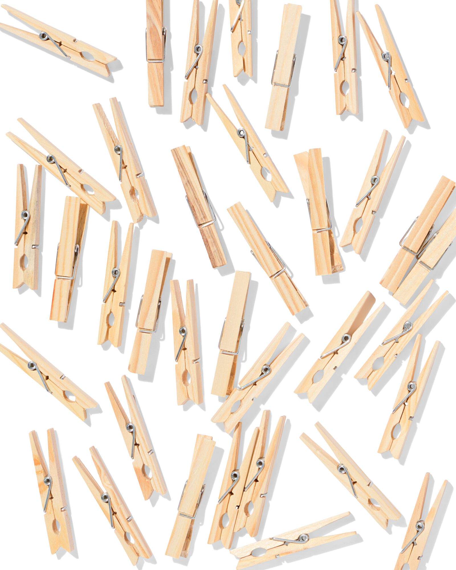 W&auml;scheklammern Holz &ndash; 36 St&uuml;ck - 20500197 - HEMA