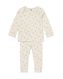 größenflexibler Baby-Pyjama, gerippt, Enten eierschalenfarben eierschalenfarben - 33309730OFFWHITE - HEMA