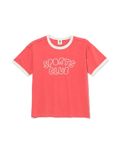 t-shirt enfant sports club rouge - 30704501RED - HEMA