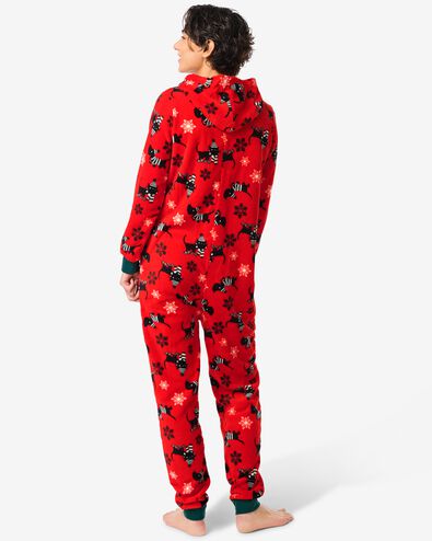 Takkie en Siepie onesie voor volwassenen rood rood - 23400605RED - HEMA