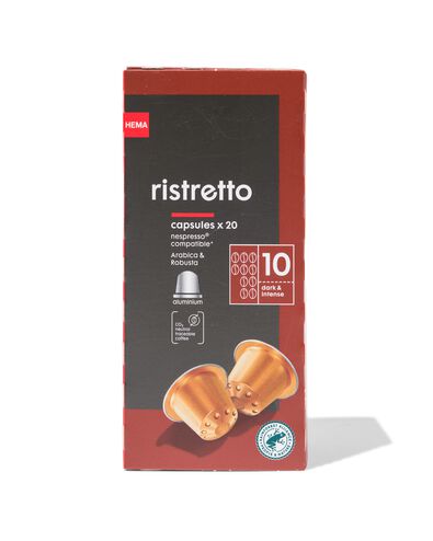 20-Pack Kaffeekapseln, Ristretto - 17180018 - HEMA