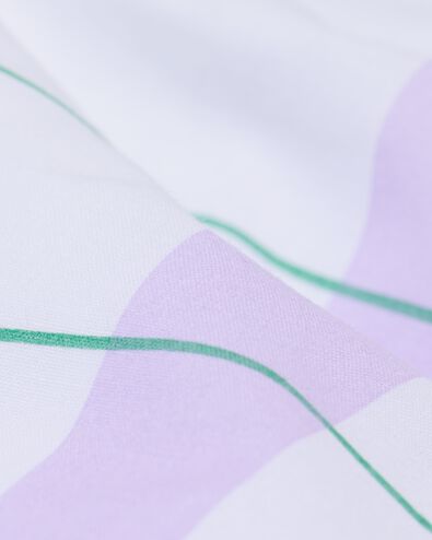 housse de couette en coton doux 200x200/220 blocs lilas - 5760135 - HEMA