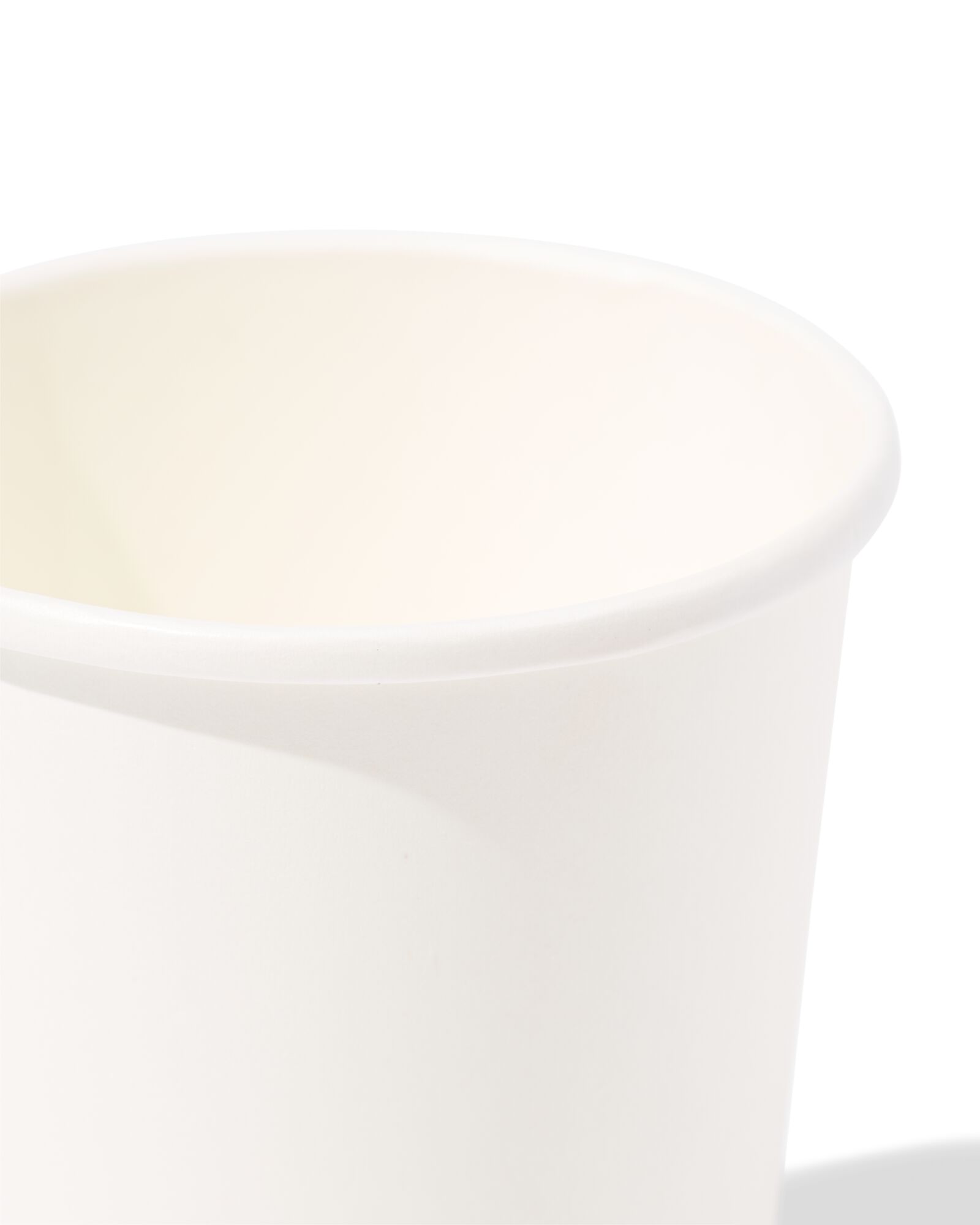 Becher Weiß – 50 Stück - 14200759 - HEMA