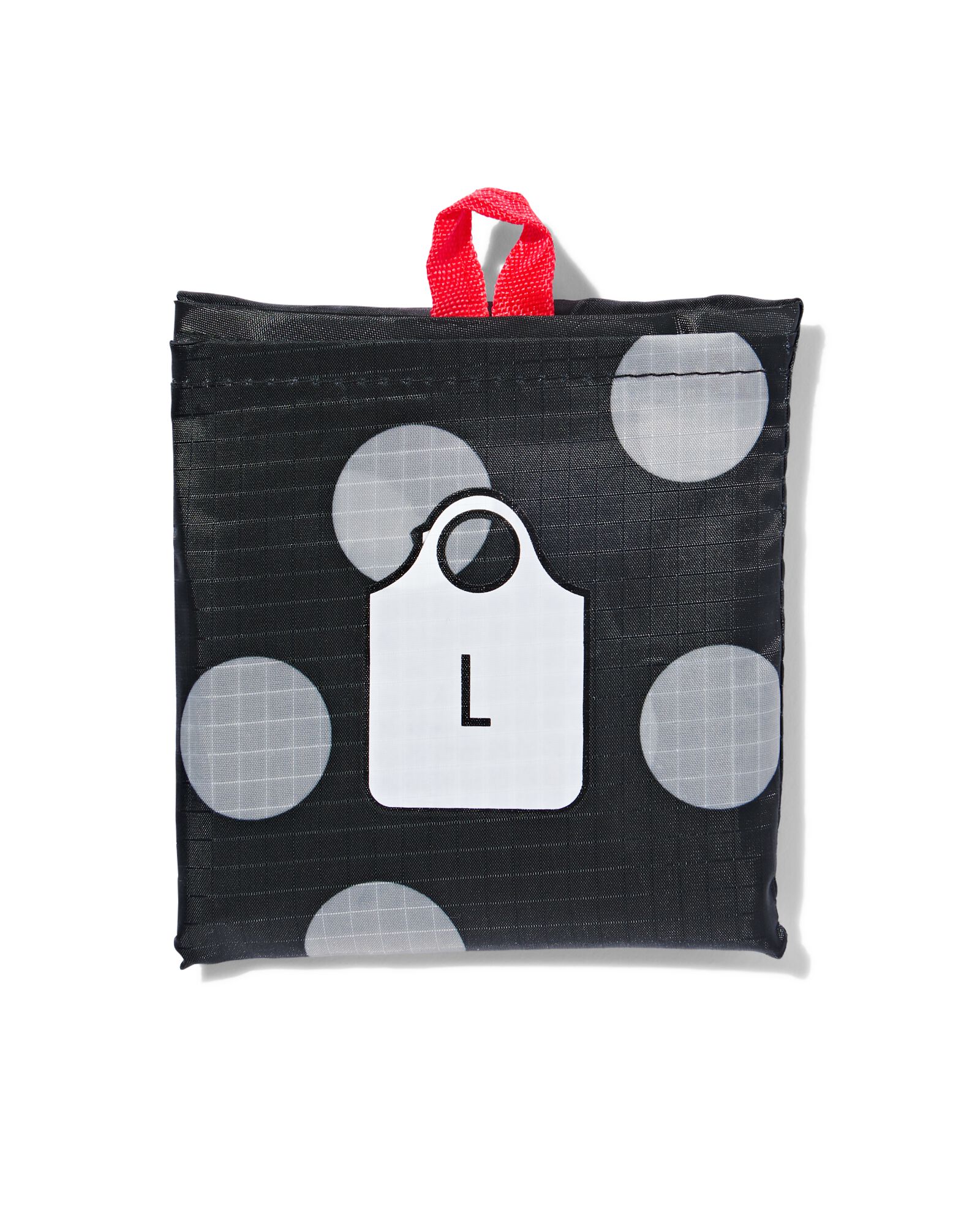 opvouwbare boodschappentas 48x43 zwart - 18640055 - HEMA