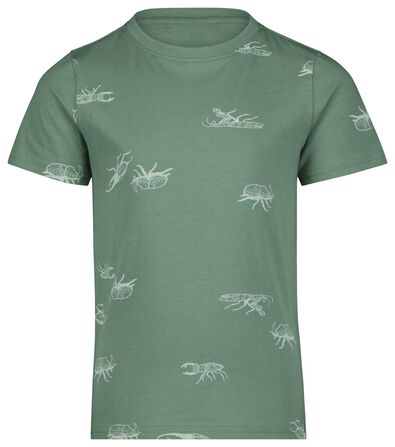 kinder t-shirt bugs groen - 1000023137 - HEMA