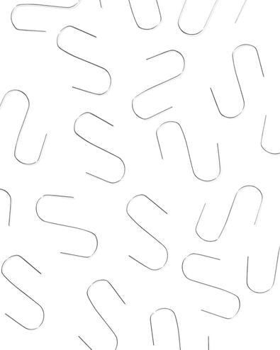 kerstboom haakjes zilver - 50 stuks - 25130153 - HEMA