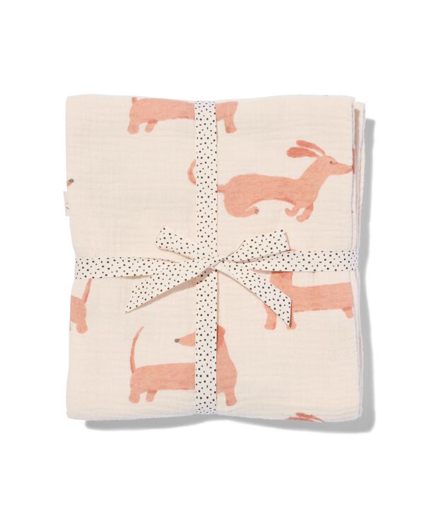 3er-Pack Mullwindeln, 60 x 60 cm, Hunde - 33302830 - HEMA