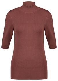 pull col roulé femme Lily rouge rouge - 1000026664 - HEMA