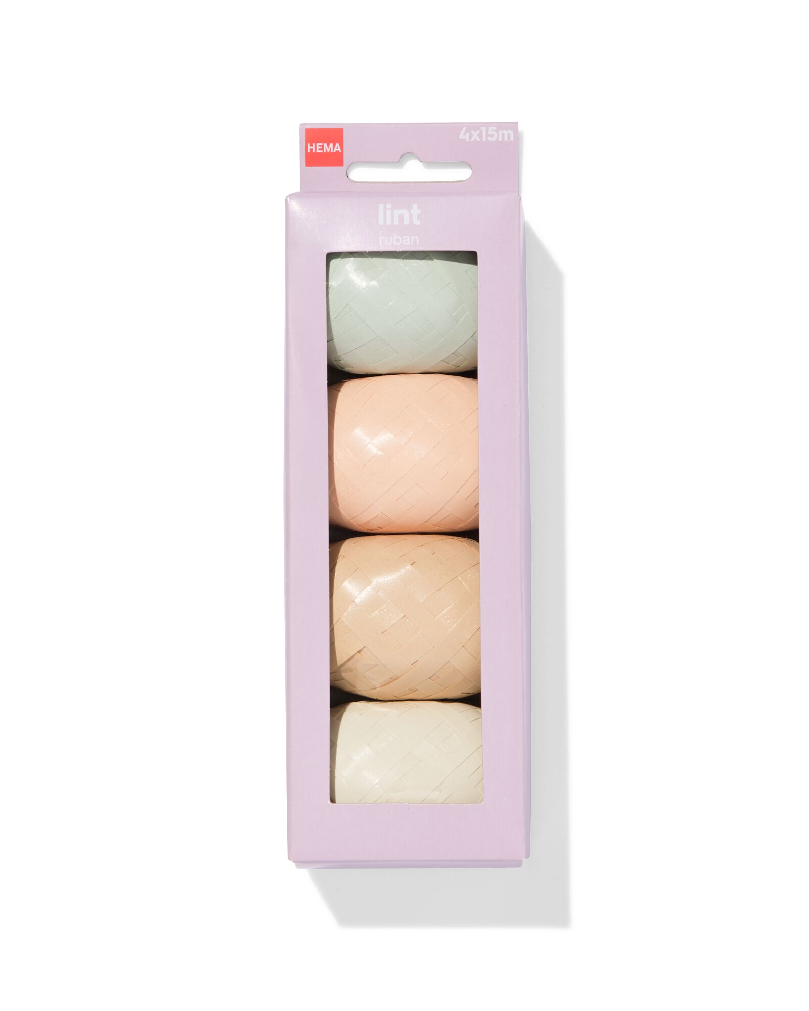 ruban 15 m pastel - 4 pi&egrave;ces - 14793311 - HEMA