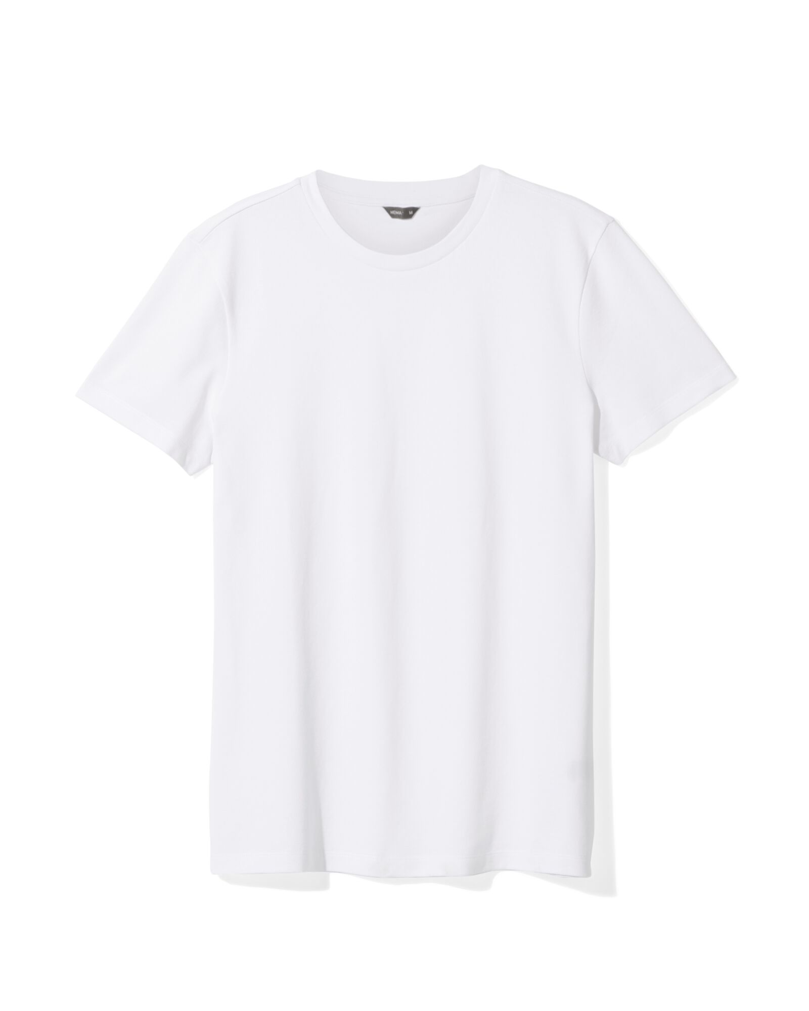 HEMA T-shirt Homme Piqué Blanc (blanc)