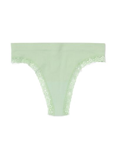 string femme sans coutures côte vert clair vert clair - 19680215LIGHTGREEN - HEMA