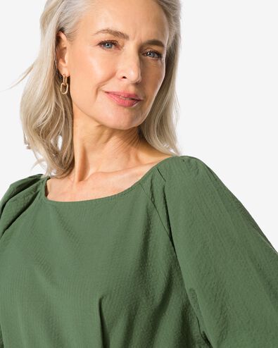 damesjurk Taylor  groen - 36229545GREEN - HEMA