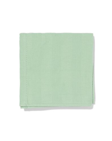 torchon 65x65cm coton vert moyen - 5400096 - HEMA