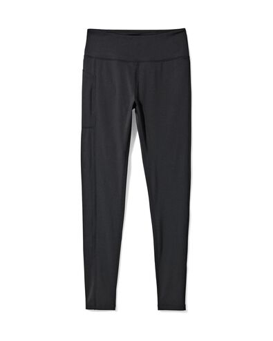 dames sportlegging zwart zwart - 36070116BLACK - HEMA