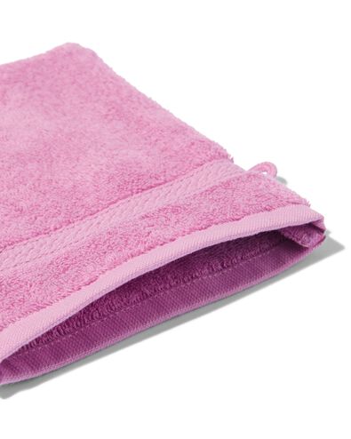 gant de toilette de qualit&eacute; &eacute;paisse violet rose - 5250376 - HEMA