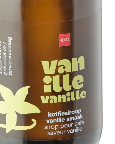 Kaffeesirup Vanille 250 ml - 17101001 - HEMA