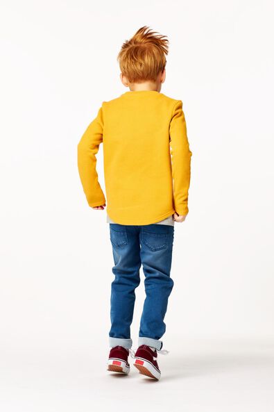 pull enfant relief jaune - 1000024526 - HEMA