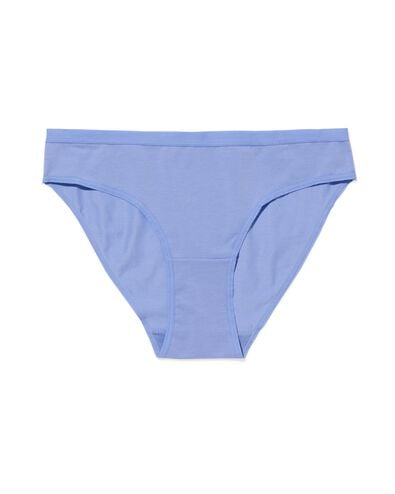 damesslip perfect comfort katoen  blauw - 19611305BLUE - HEMA
