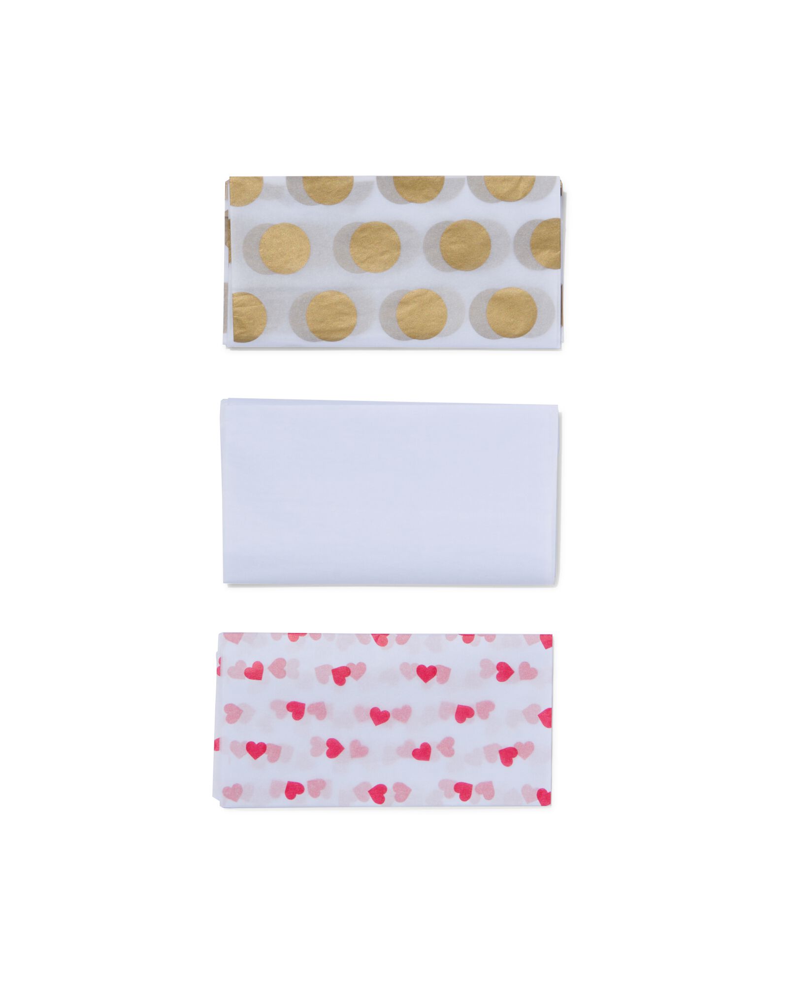 3 Love Styles-70x50CM Papier Cadeau Kraft, 6 Feuilles Papier D'Emballage  Métallisé Coeur D'Amour