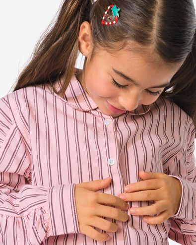 kinderblouse strepen roze roze - 30837007PINK - HEMA