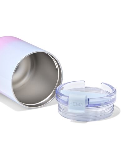 Tasse &agrave; caf&eacute; &agrave; emporter 350 ml inox ombr&eacute; - 60101117 - HEMA