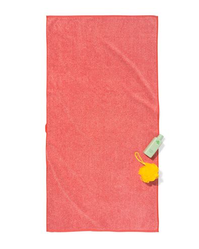 handdoeken - zware kwaliteit rood handdoek 70 x 140 - 5200271 - HEMA