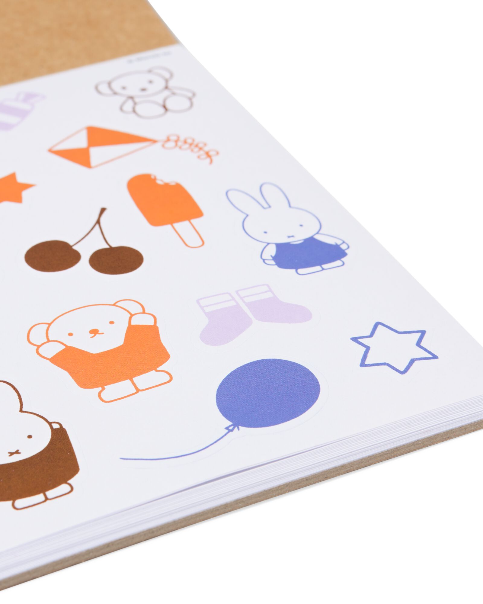 livre d'autocollants Miffy 20 feuilles d'autocollants - 20 pcs. - 60410343 - HEMA