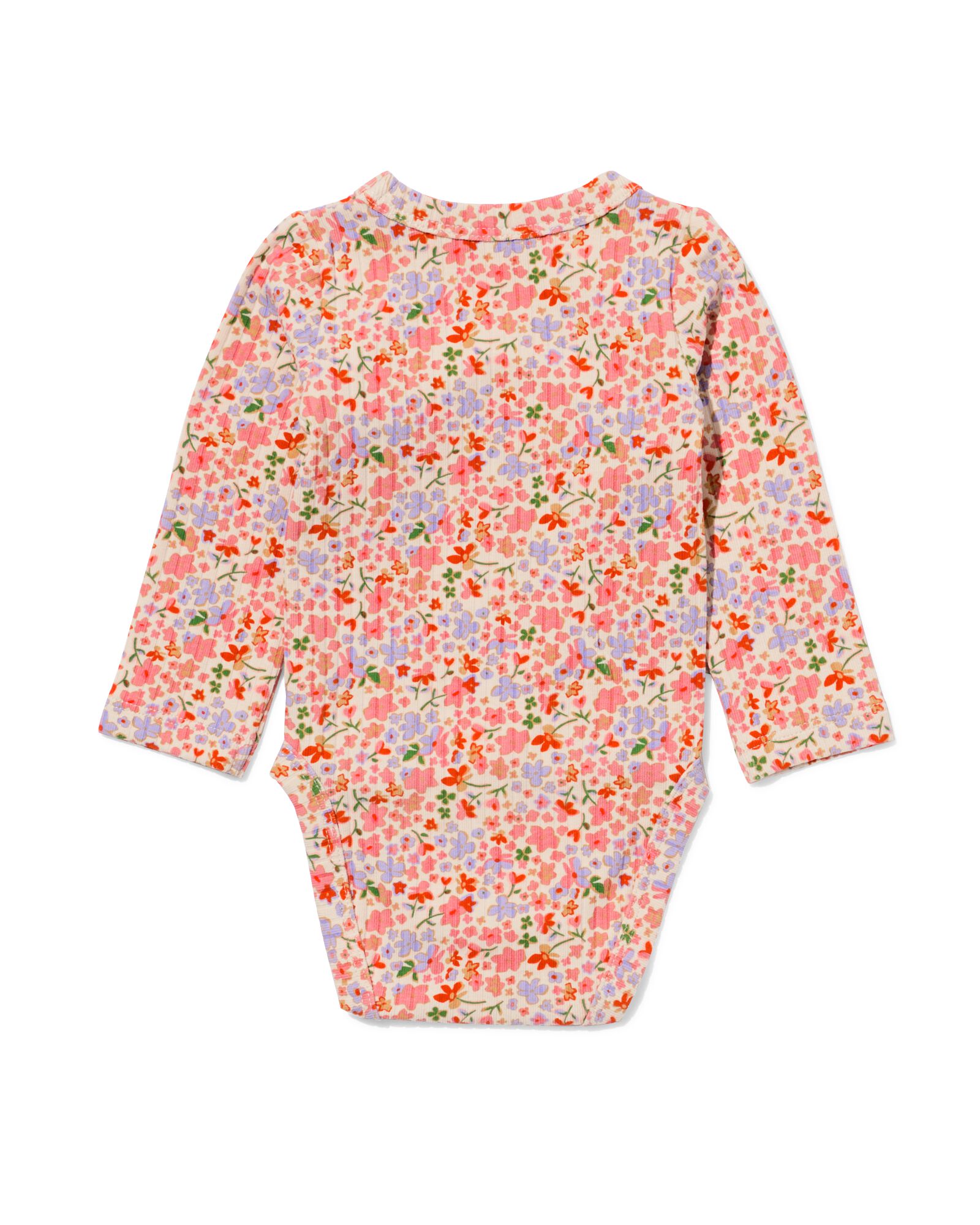 body &eacute;volutif &agrave; rabat nouveau-n&eacute; ENZING&trade; ECOVERO&trade; c&ocirc;tel&eacute; fleurs &eacute;cru - 33429920ECRU - HEMA