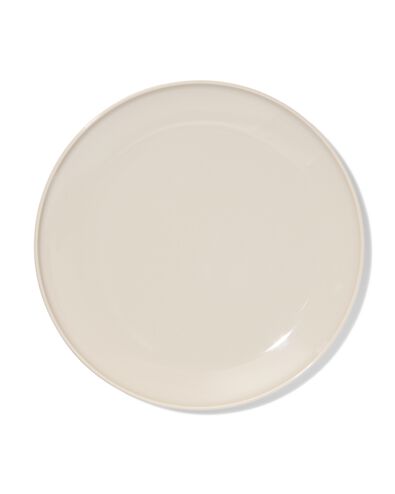 dinerbord ⌀26.5cm KNAP new bone grijs - 9650304 - HEMA