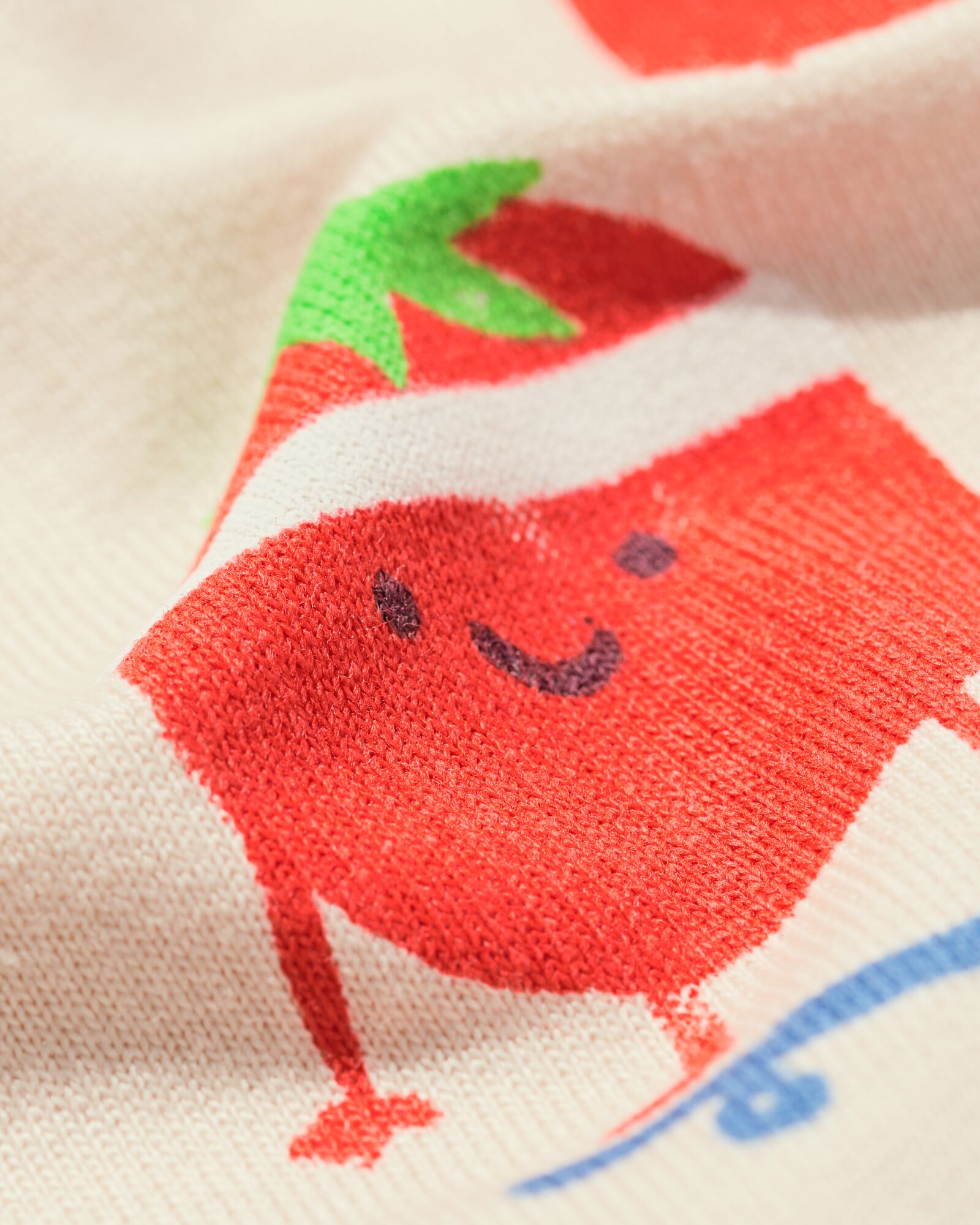 t-shirt b&eacute;b&eacute; tomates &eacute;cru &eacute;cru - 33182770ECRU - HEMA