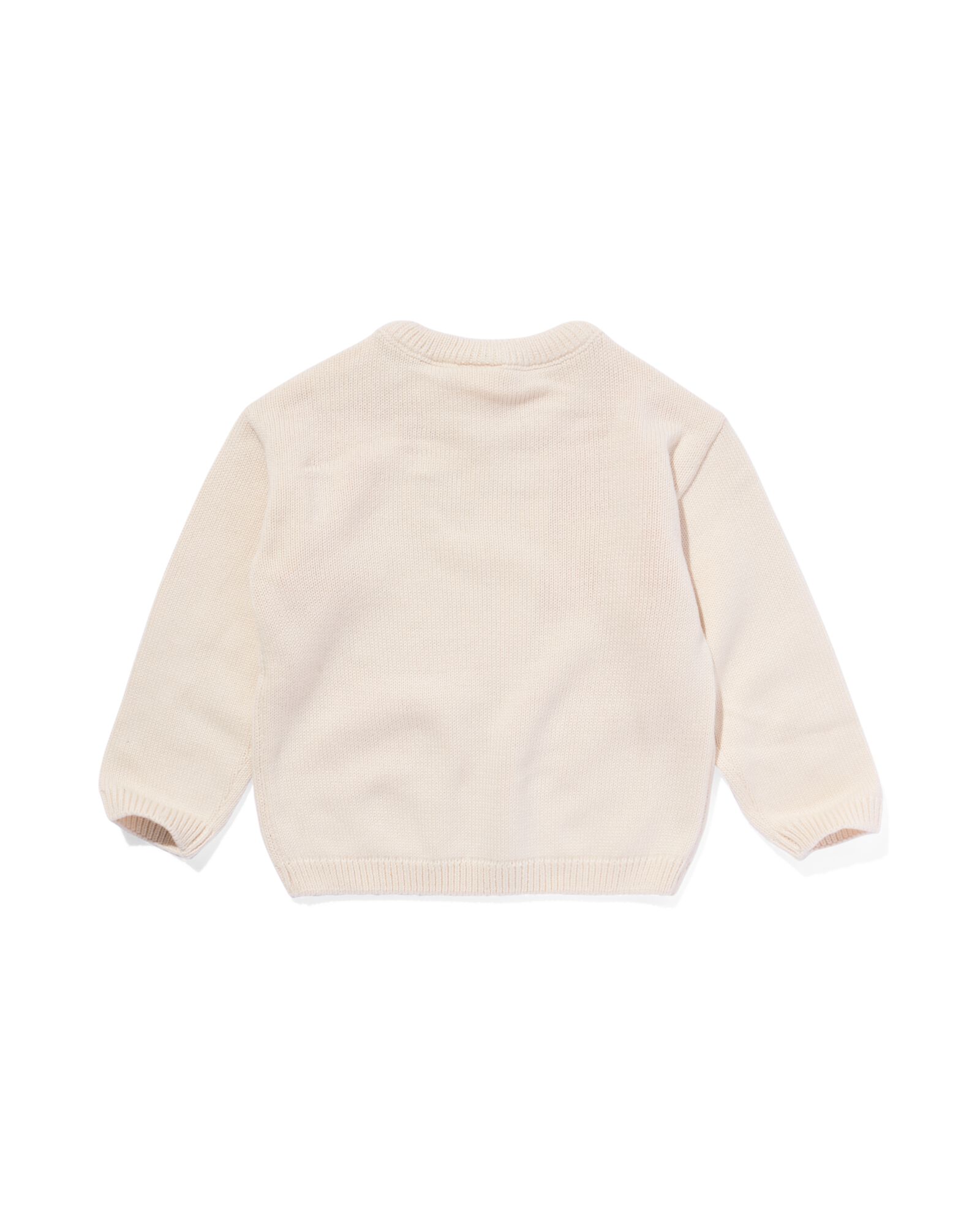 Babypullover mit Blumen ecru - 33075760ECRU - HEMA