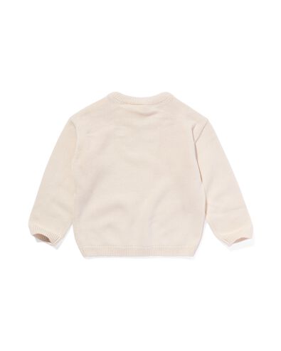 Babypullover mit Blumen ecru - 33075760ECRU - HEMA