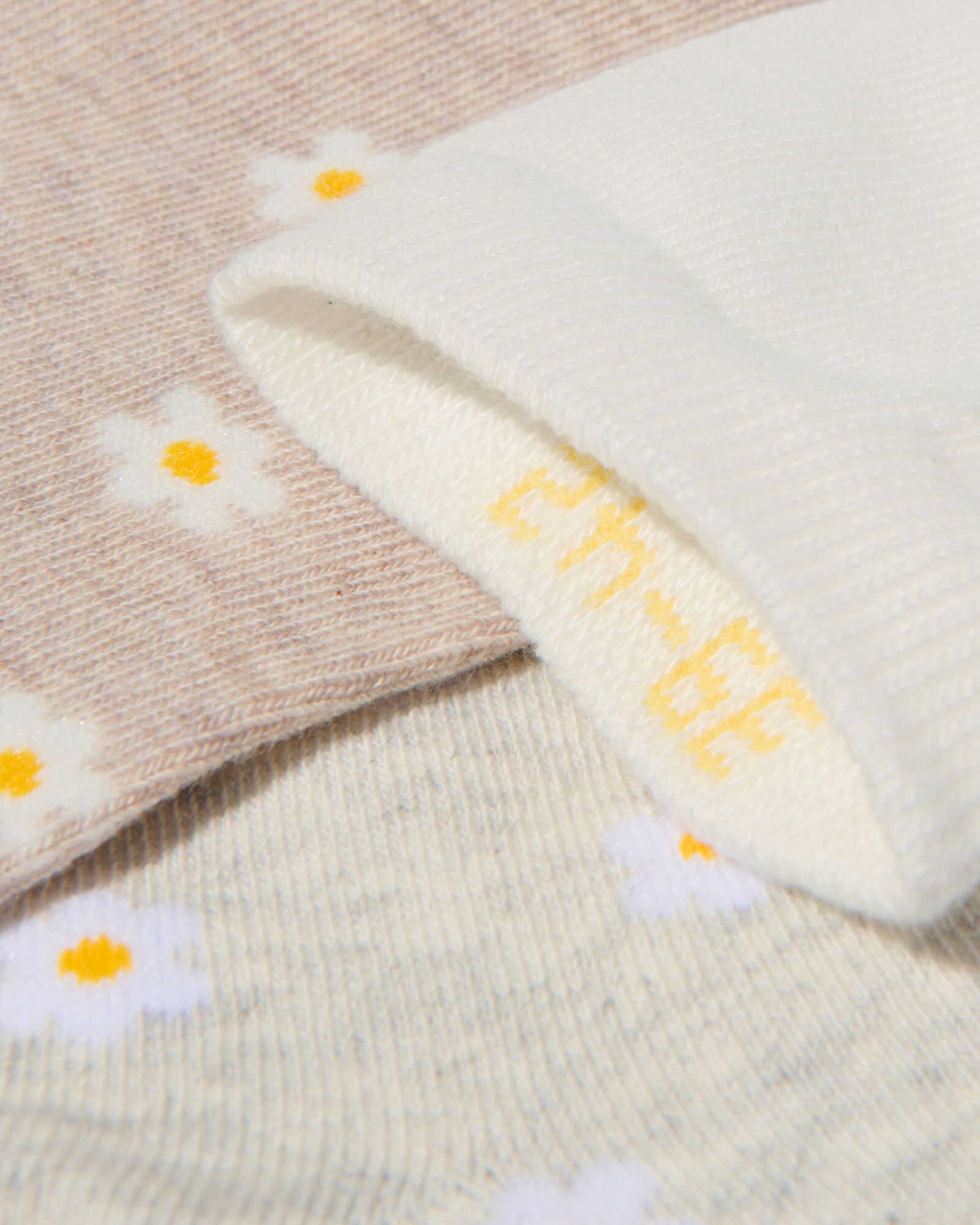 5er-Pack Damen-Socken, mit Baumwolle beige - 1000030802 - HEMA