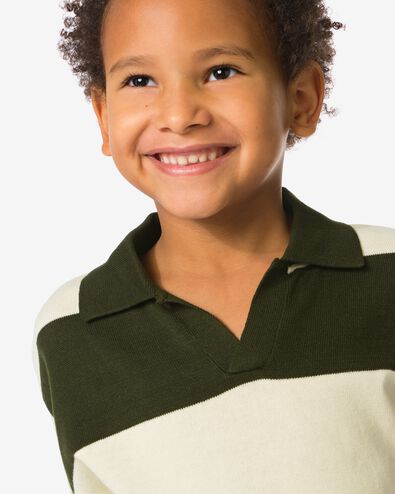 pull enfant en maille fine rayures gris fonc&eacute; gris fonc&eacute; - 30710703DARKGREY - HEMA