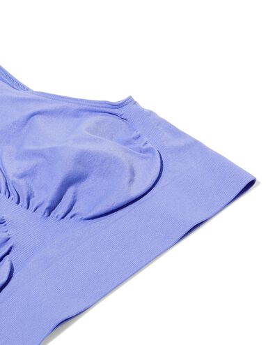 top sans couture et sans armature  bleu bleu - 21850290BLUE - HEMA