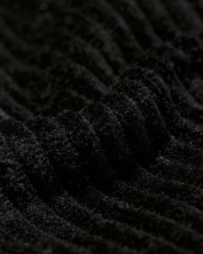 pantalon femme lena jambes larges velours corduroy  noir - 36205250BLACK - HEMA