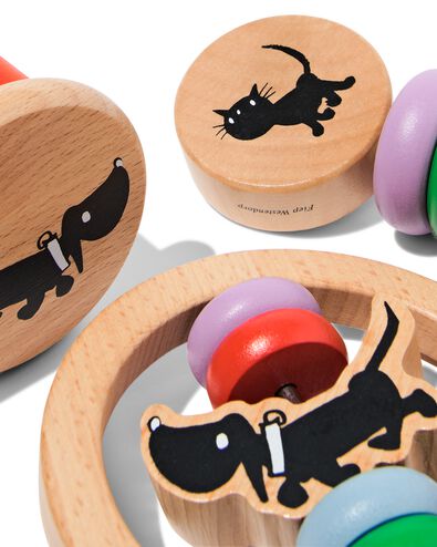 coffret cadeau b&eacute;b&eacute; Takkie et Siepie en bois - 15100232 - HEMA