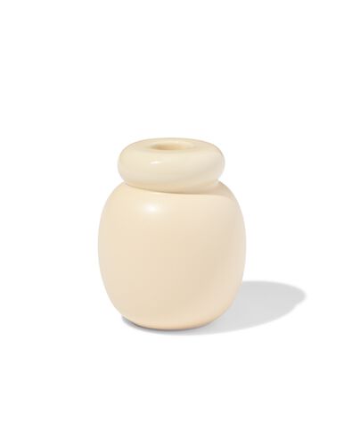 bougeoir 8,5x10 cm c&eacute;ramique cr&egrave;me - 13325038 - HEMA