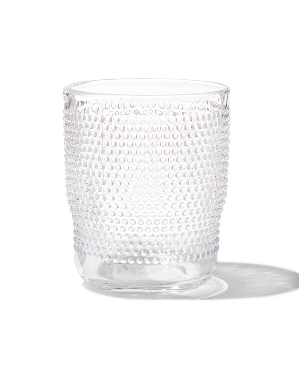 verre &agrave; eau Bergen boules relief 270ml - 9402009 - HEMA
