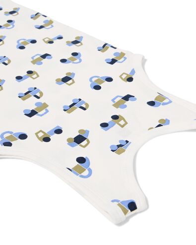 kindersinglets auto's - 2 stuks wit wit - 19201460WHITE - HEMA