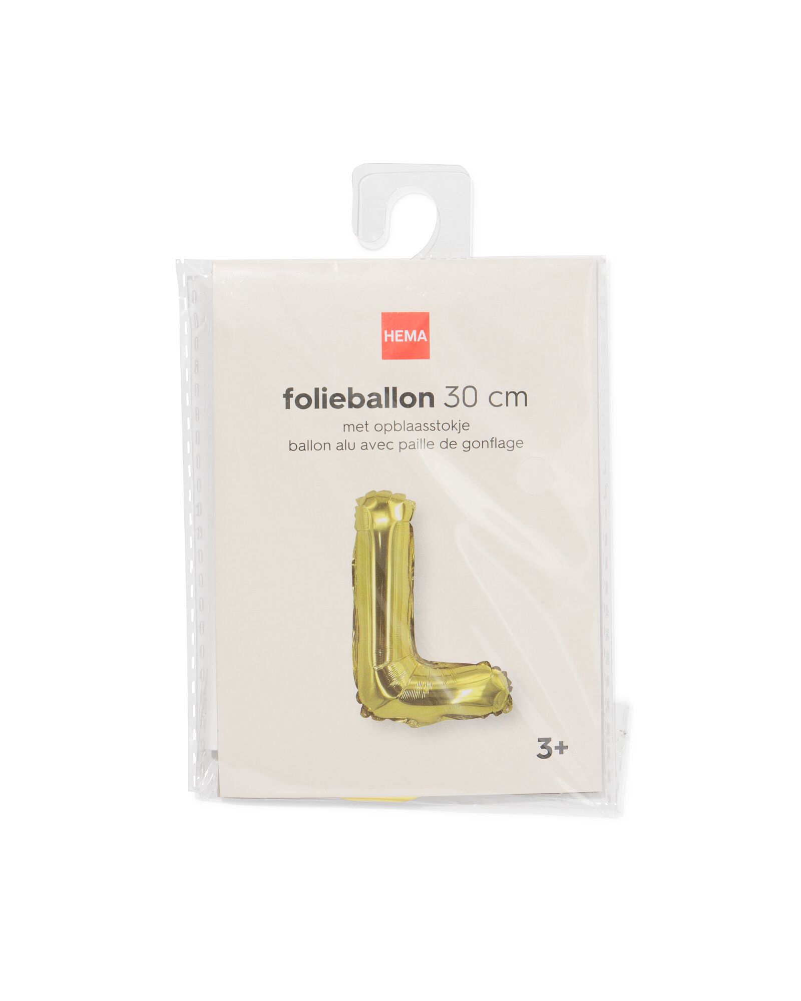 folieballon letter L 30cm goud - 14260042 - HEMA